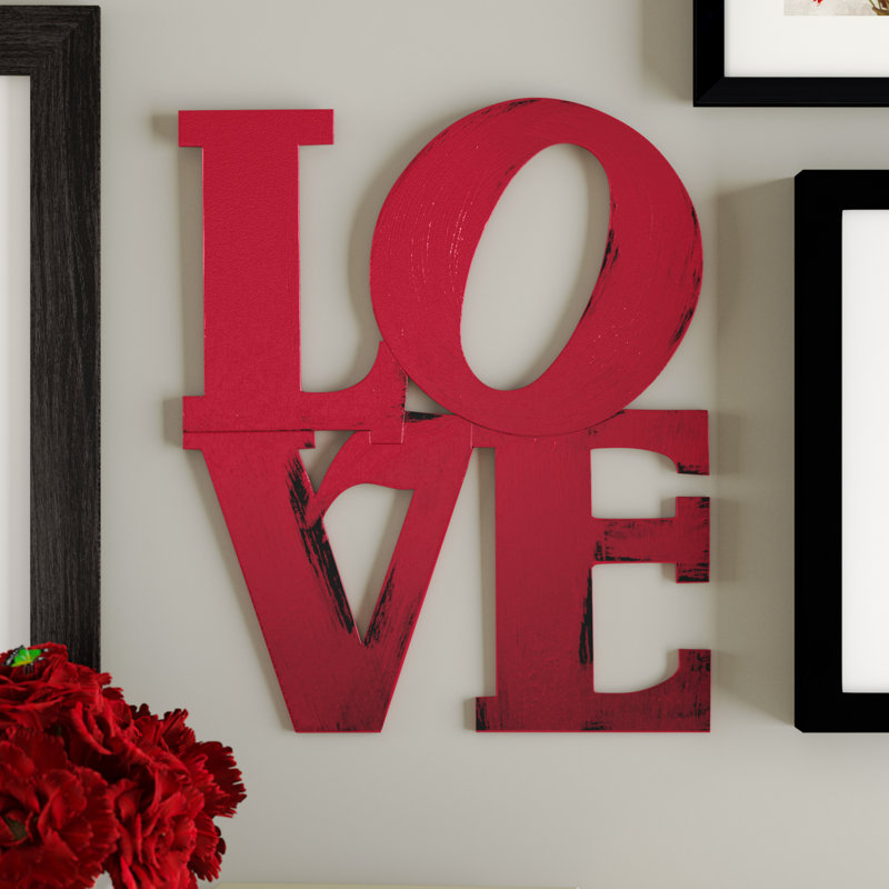 Modern Stacked Love Wall Décor & Reviews AllModern